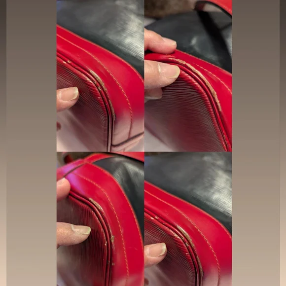 LOUIS VUITTON GM Epi Noe Shoulder / Bucket Bag With COA - Picture 4 of 14